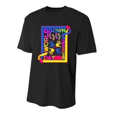 World Down Syndrome Day 21.3 Youth Performance Sprint T-Shirt
