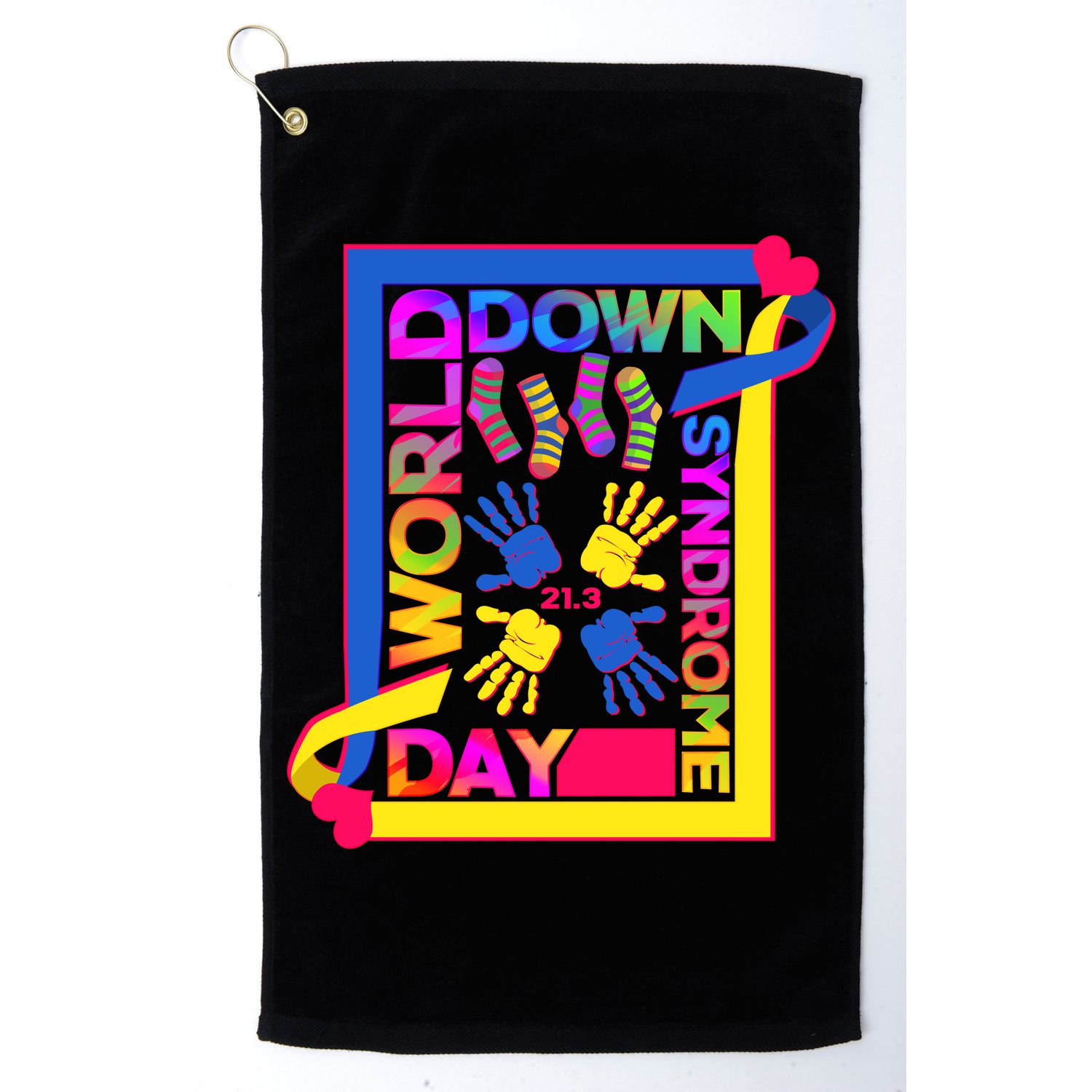 World Down Syndrome Day 21.3 Golf Towel