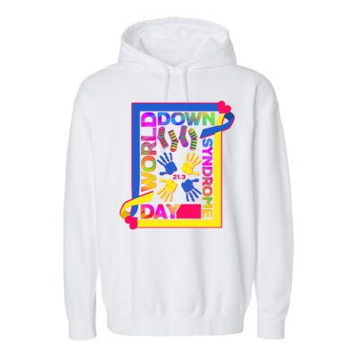 World Down Syndrome Day 21.3 Garment-Dyed Fleece Hoodie