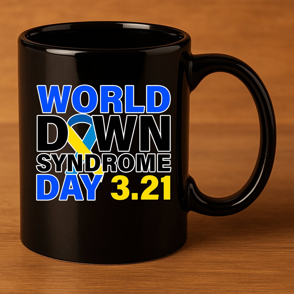 World Down Syndrome Day 3.12 11oz C Handle Ceramic Mug