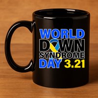 World Down Syndrome Day 3.12 11oz C Handle Ceramic Mug