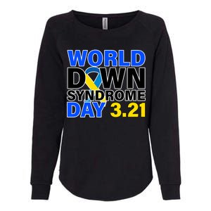 World Down Syndrome Day 3.12 Womens California Wash Sweatshirt