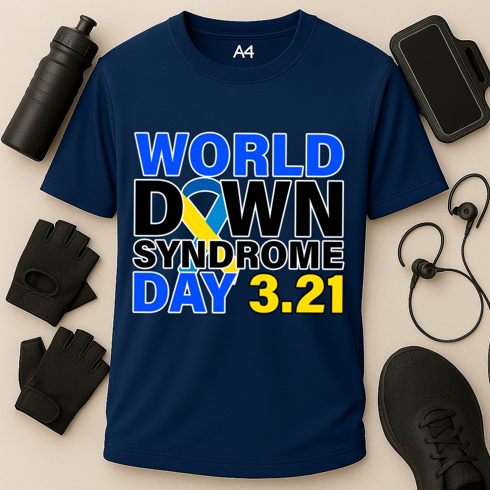 World Down Syndrome Day 3.12 Cooling Performance Crew T-Shirt