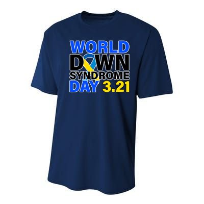 World Down Syndrome Day 3.12 Youth Performance Sprint T-Shirt