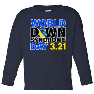 World Down Syndrome Day 3.12 Toddler Long Sleeve Shirt