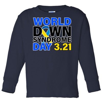 World Down Syndrome Day 3.12 Toddler Long Sleeve Shirt