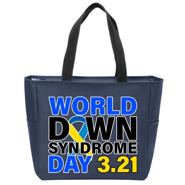 World Down Syndrome Day 3.12 Zip Tote Bag