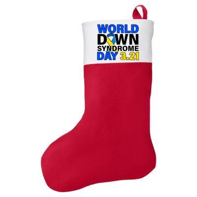 World Down Syndrome Day 3.12 Felt Holiday Christmas Stocking