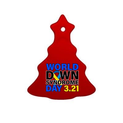 World Down Syndrome Day 3.12 Ceramic Tree Ornament