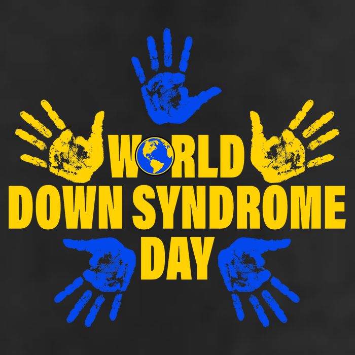 World Down Syndrome Day Hand Print Cool Comfort Performance Bucket Hat