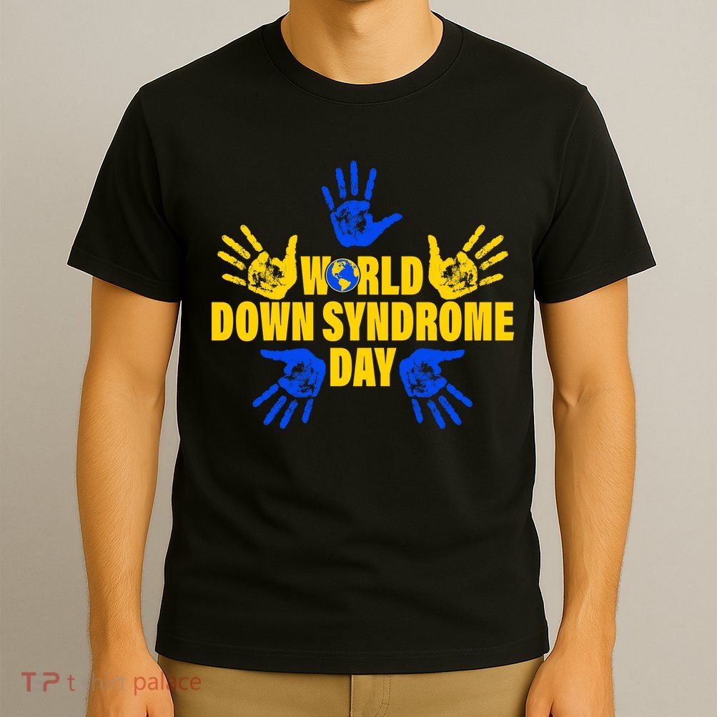 World Down Syndrome Day Hand Print T-Shirt