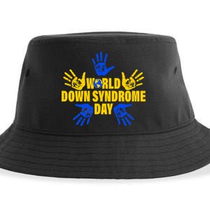 World Down Syndrome Day Hand Print Sustainable Bucket Hat