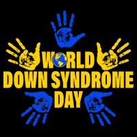 World Down Syndrome Day Hand Print 16 in Basic Backpack