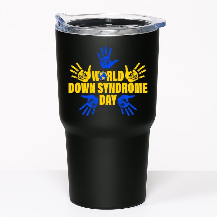 World Down Syndrome Day Hand Print Tumbler