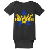 World Down Syndrome Day Hand Print Baby Bodysuit