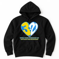 World Down Syndrome Day Love Doesn't Count Chromosomes Hoodie