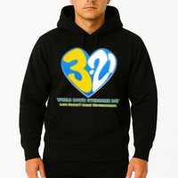 World Down Syndrome Day Love Doesn't Count Chromosomes Hoodie