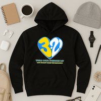 World Down Syndrome Day Love Doesn't Count Chromosomes Hoodie