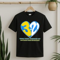 World Down Syndrome Day Love Doesn't Count Chromosomes T-Shirt