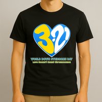 World Down Syndrome Day Love Doesn't Count Chromosomes T-Shirt