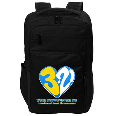 World Down Syndrome Day Love Doesn't Count Chromosomes Impact Tech Backpack