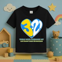 World Down Syndrome Day Love Doesn't Count Chromosomes Toddler T-Shirt