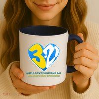World Down Syndrome Day Love Doesn't Count Chromosomes Mug