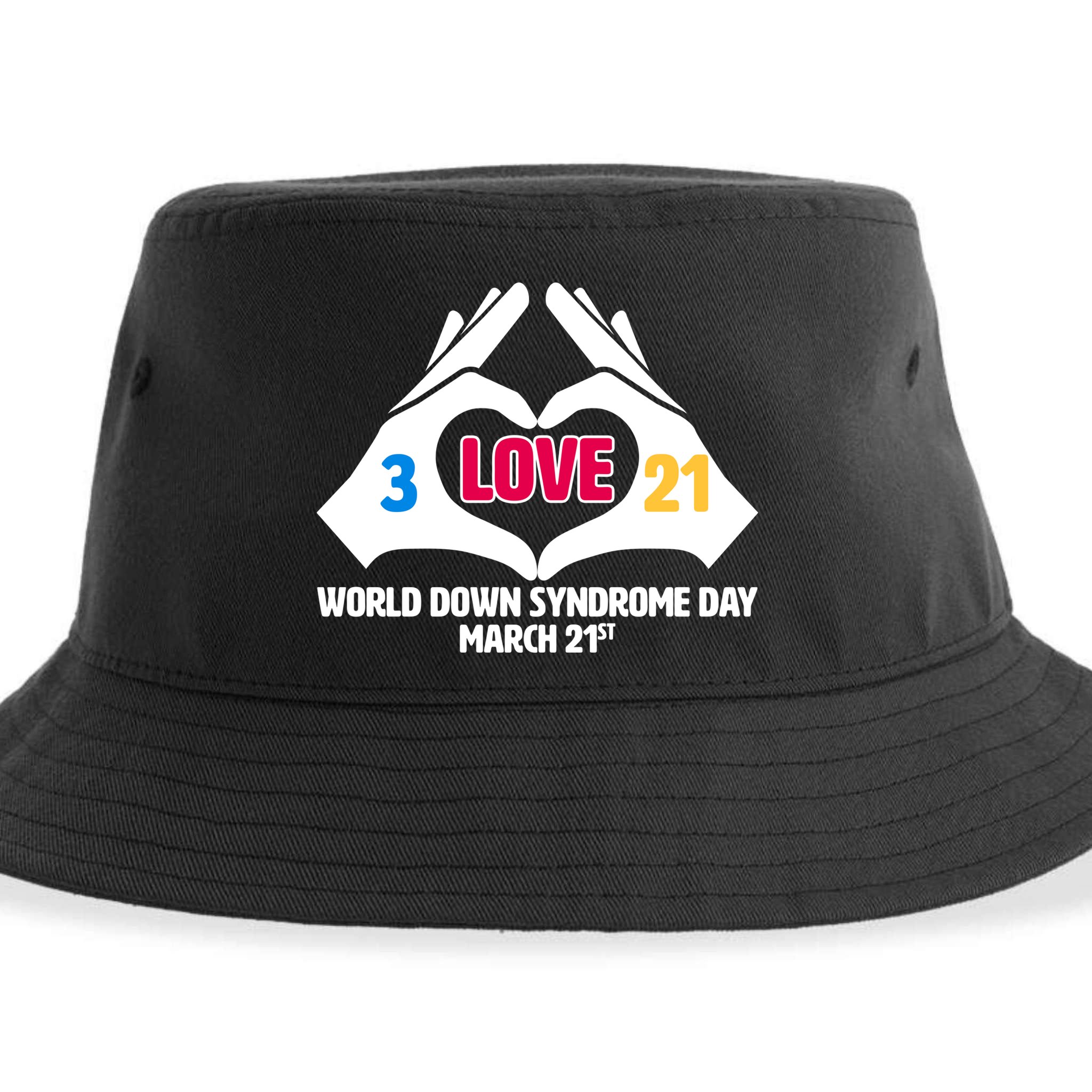 World Down Syndrome Day March 21 Sustainable Bucket Hat