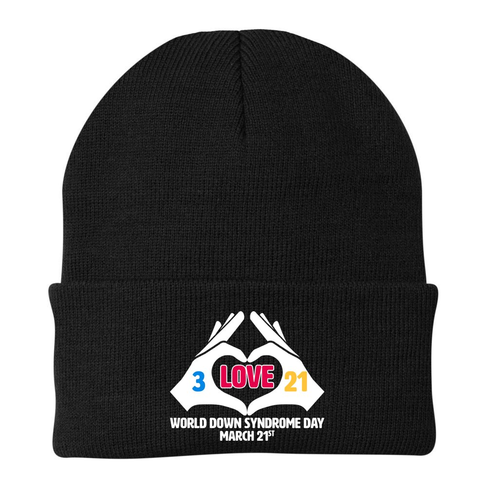 World Down Syndrome Day March 21 Beanie