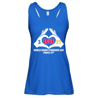 World Down Syndrome Day March 21 Ladies Essential Flowy Tank