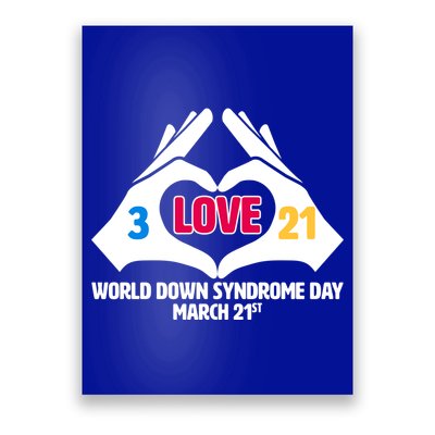 World Down Syndrome Day March 21 Poster