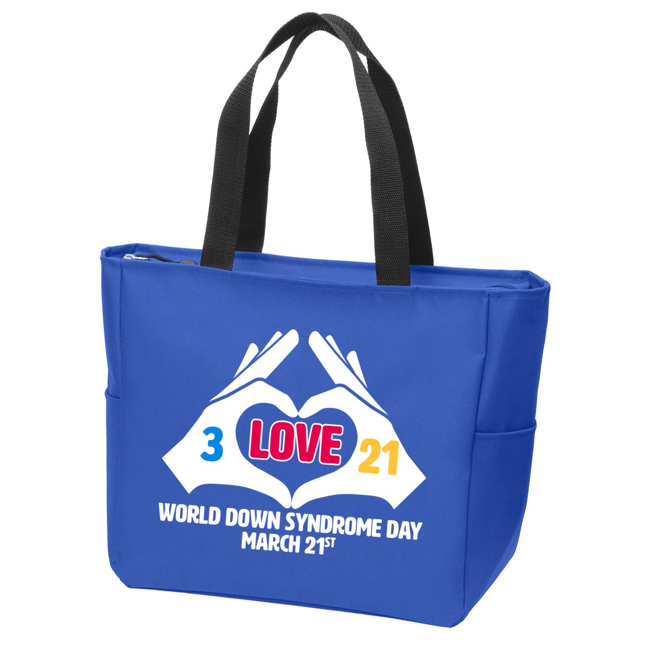 World Down Syndrome Day March 21 Zip Tote Bag