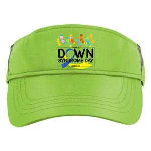 World Down Syndrome Day March 211 Adult Drive Performance Visor