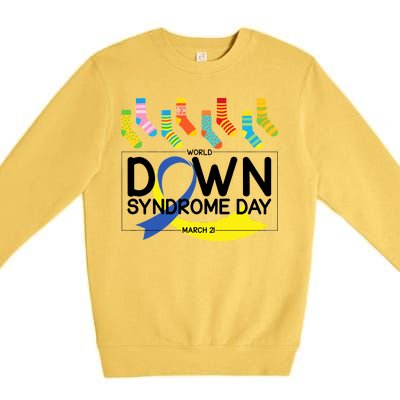 World Down Syndrome Day March 211 Premium Crewneck Sweatshirt