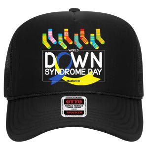 World Down Syndrome Day March 211 High Crown Mesh Back Trucker Hat