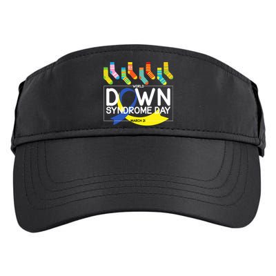 World Down Syndrome Day March 211 Adult Drive Performance Visor