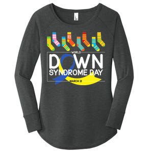 World Down Syndrome Day March 211 Women's Perfect Tri Tunic Long Sleeve Shirt