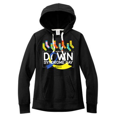 World Down Syndrome Day March 211 Women's Fleece Hoodie