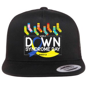 World Down Syndrome Day March 211 Flat Bill Trucker Hat