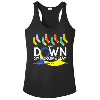 World Down Syndrome Day March 211 Ladies PosiCharge Competitor Racerback Tank