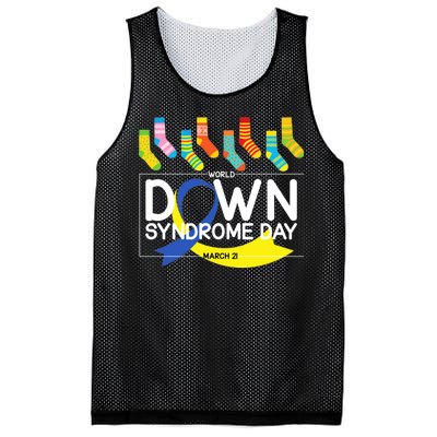 World Down Syndrome Day March 211 Mesh Reversible Basketball Jersey Tank