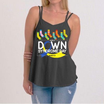 World Down Syndrome Day March 211 Women's Strappy Tank