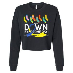 World Down Syndrome Day March 211 Cropped Pullover Crew