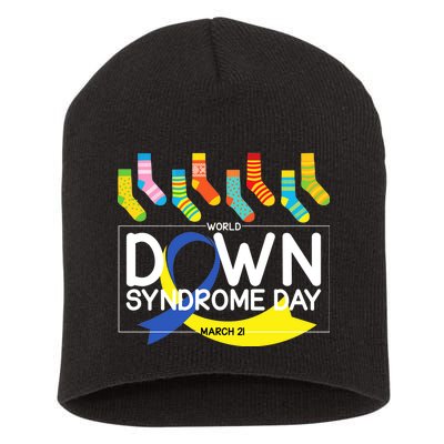 World Down Syndrome Day March 211 Short Acrylic Beanie