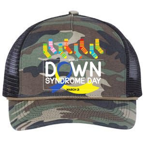 World Down Syndrome Day March 211 Retro Rope Trucker Hat Cap