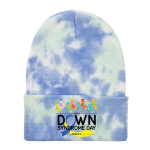 World Down Syndrome Day March 211 Tie Dye 12in Knit Beanie