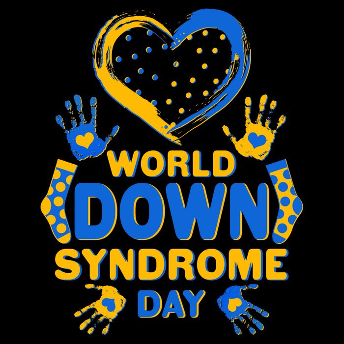 World Down Syndrome Day Painted Hands And Polka Dots  T-Shirt