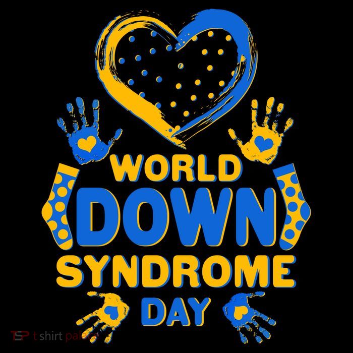 World Down Syndrome Day Painted Hands And Polka Dots  Drawstring Bag