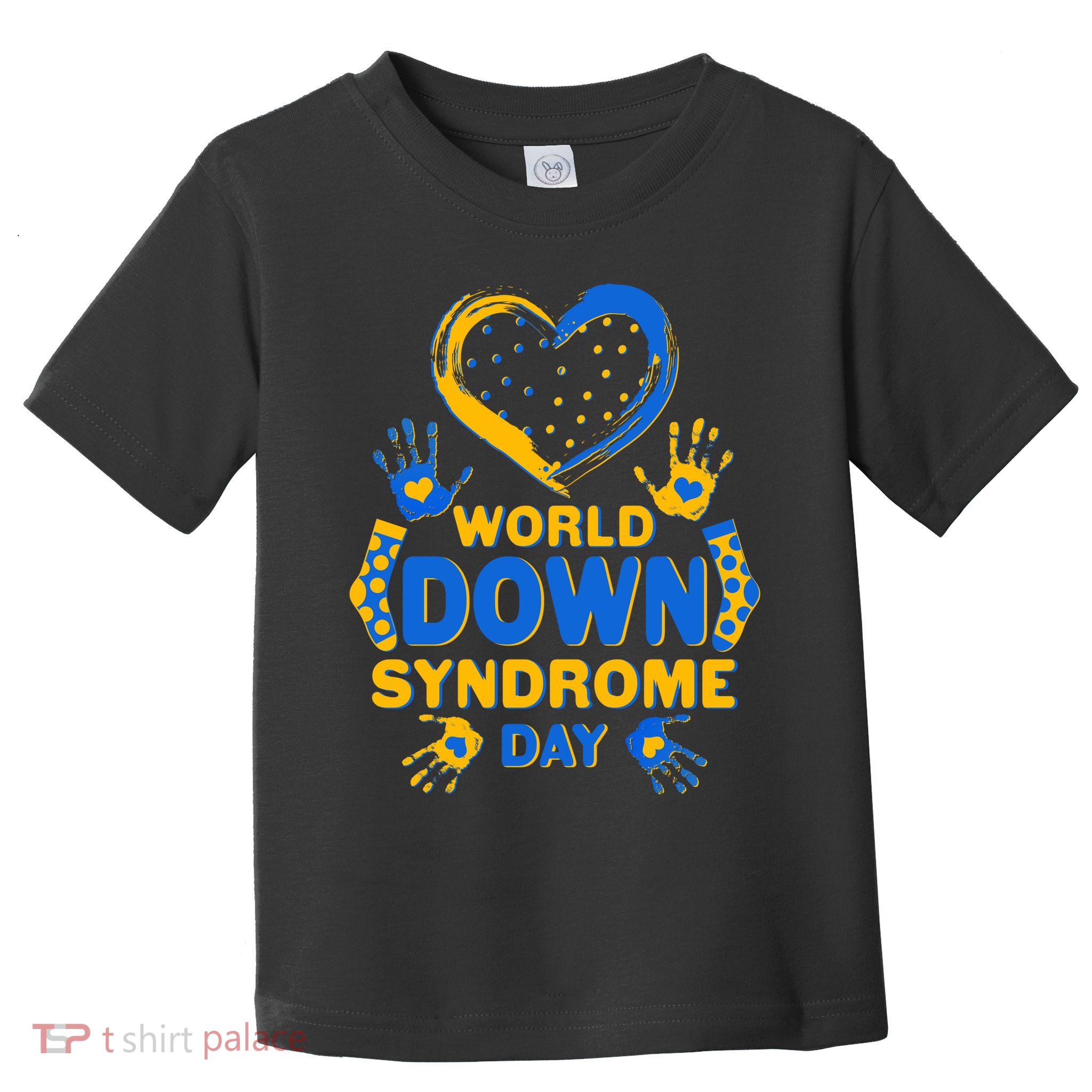 World Down Syndrome Day Painted Hands And Polka Dots  Toddler T-Shirt