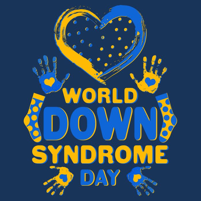 World Down Syndrome Day Painted Hands And Polka Dots  Infant Baby Jersey Bodysuit